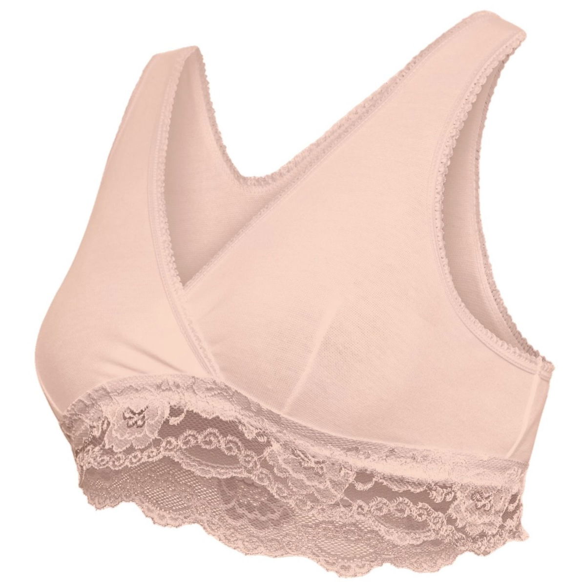 Carriwell Reggiseno Con Merletto Per Allattamento, Morbido E Senza Ferretto, Modello A Incrocio, Comodo Per Dormire - 2