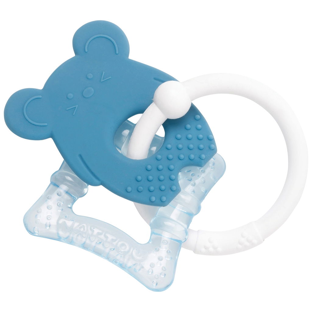Product Image for Nattou Cooling Teething Ring blue