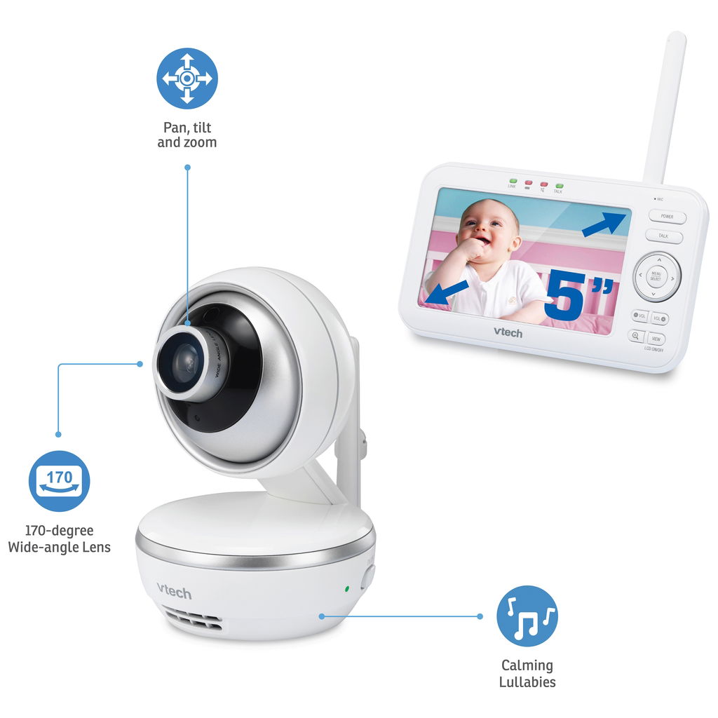 vtech Baby Video Monitor inch PTZ: Safe surveillance for your baby
