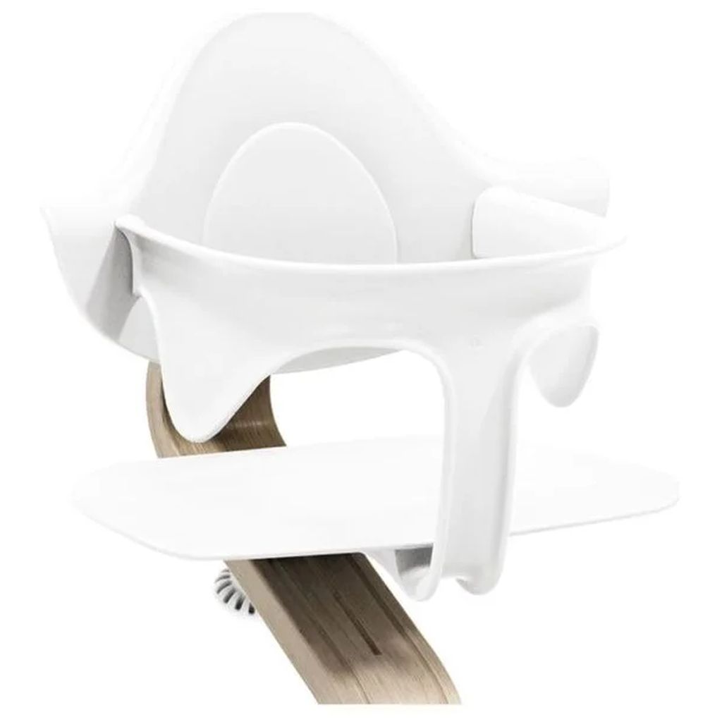 STOKKE Nomi Oak chair with baby set ergonomics and comfort for