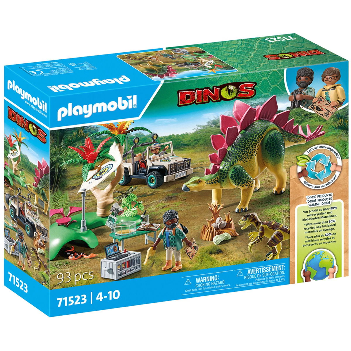 PLAYMOBIL Dinos 71523 Research Camp - Buy at 4mybaby
