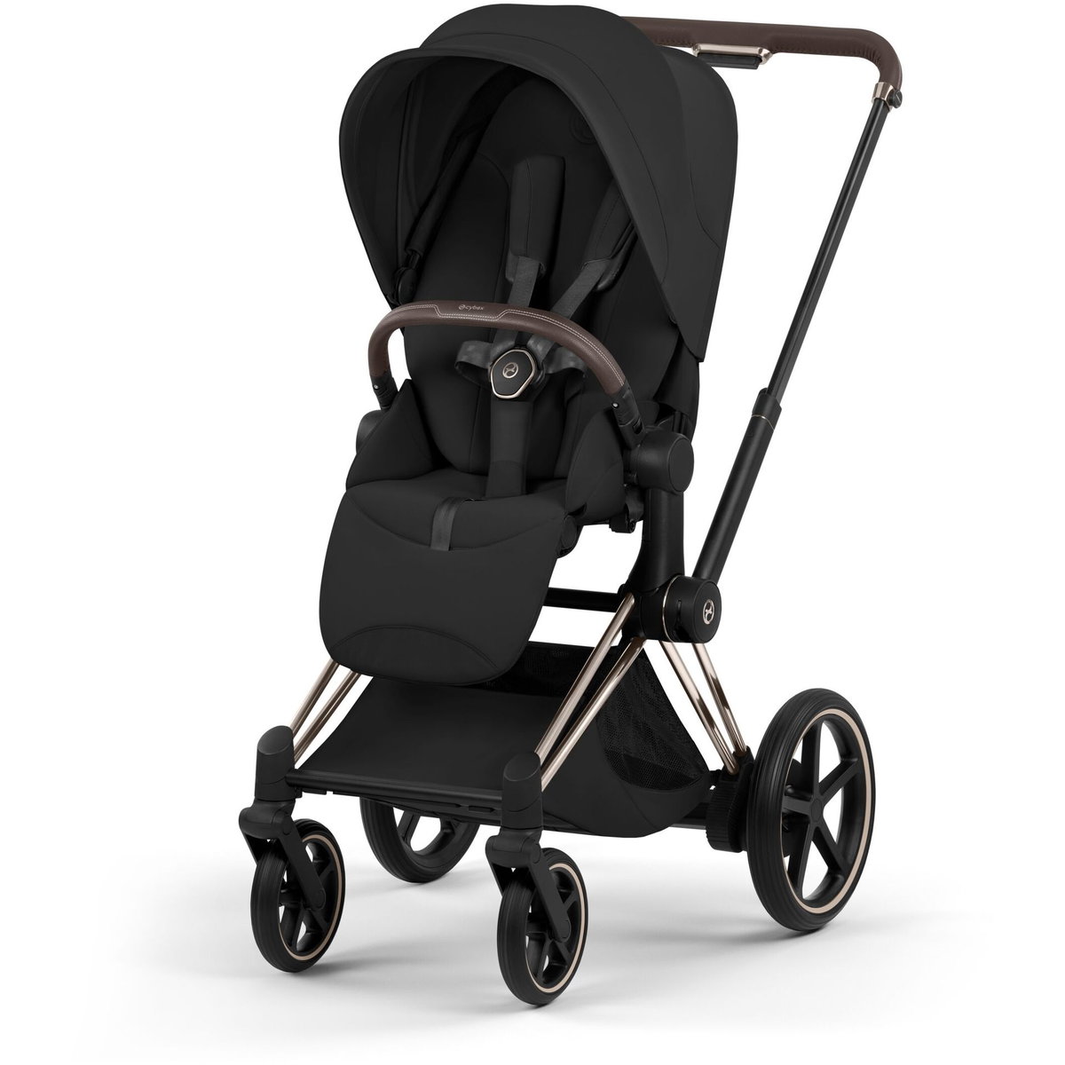 Product Image for CYBEX ePriam Style champagne gold sepia black black for 1 child with 4 wheels