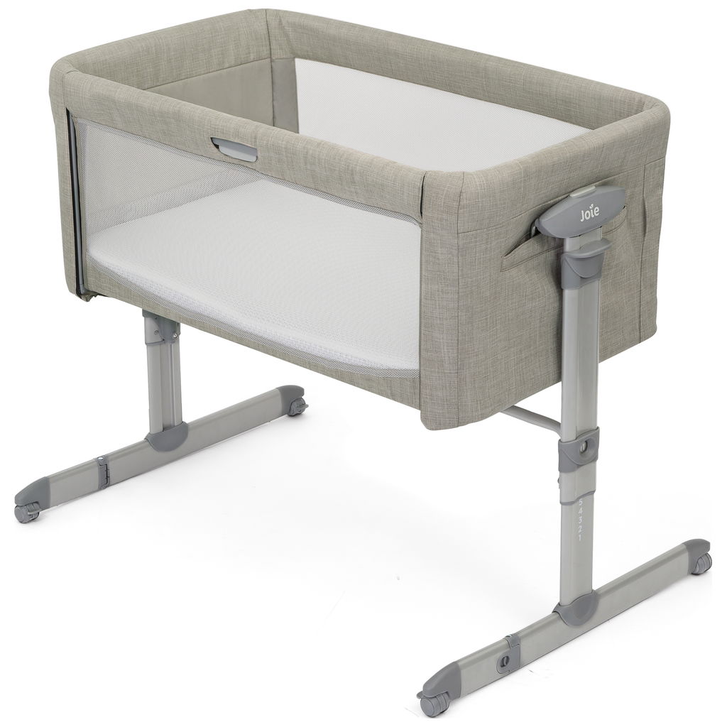 Joie Beistellbett roomie glide almond im 4mybaby.ch Online-Shop für Babyartikel