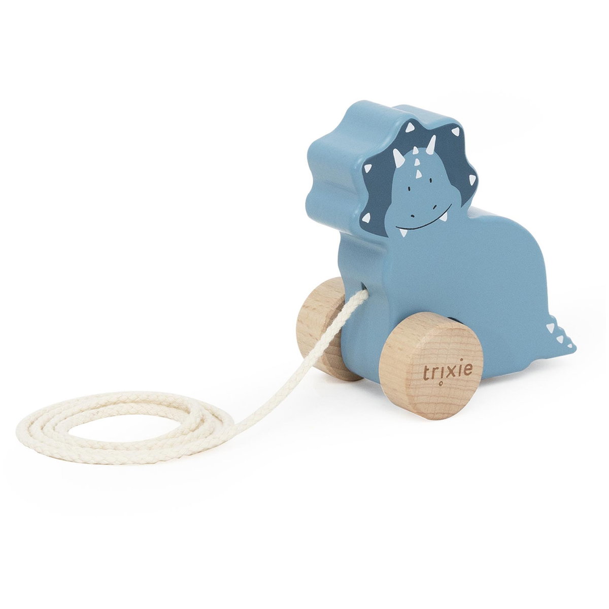 Product Image for trixie Kleines Nachziehtier aus Holz mr. triceratops