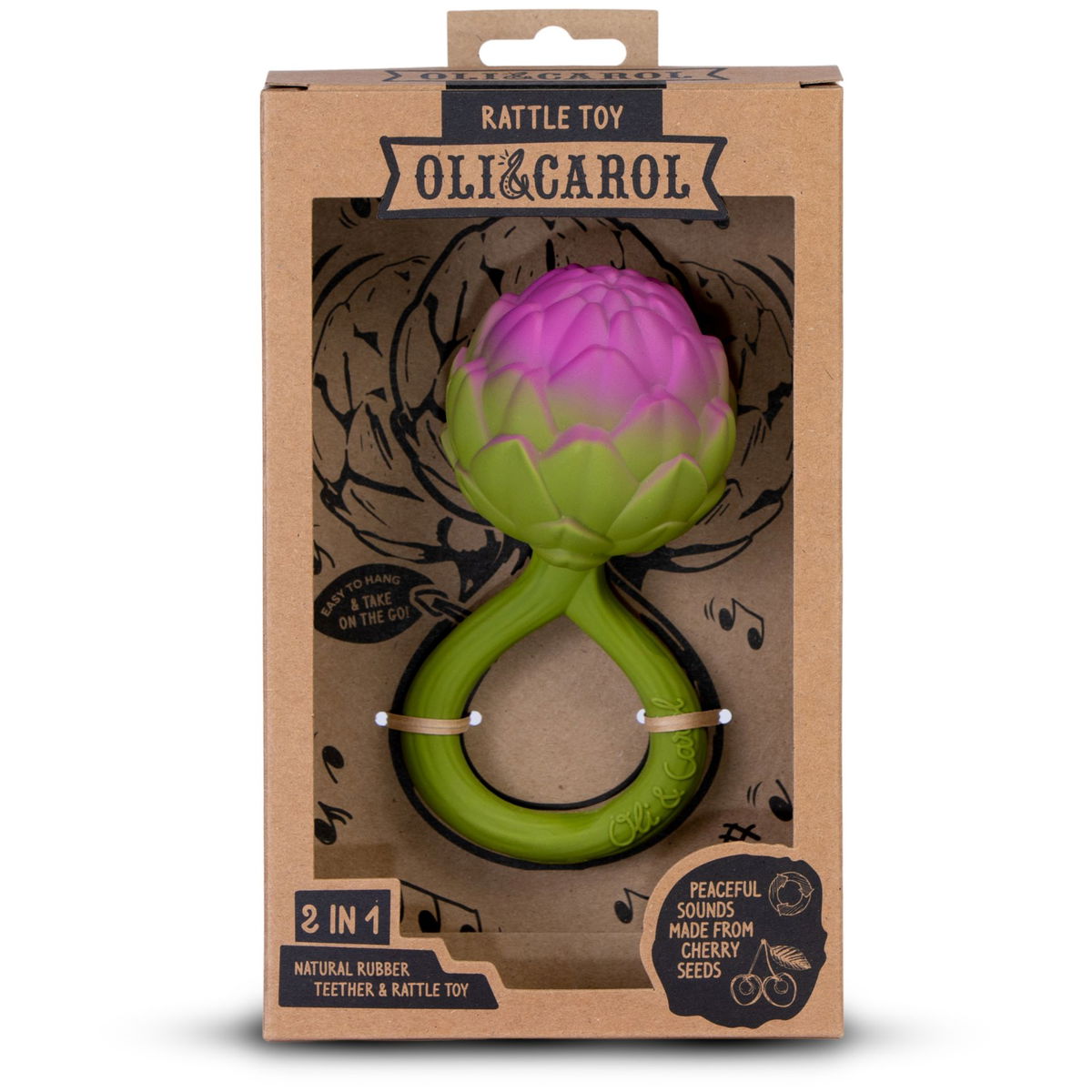 Product Image for Oli&Carol Rattle Model Artischocke