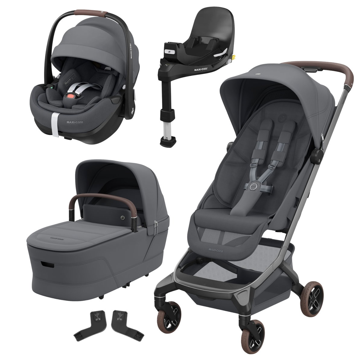 Maxi Cosi Fame Cabin Set mit Babywanne faltbar & Pebble 360
