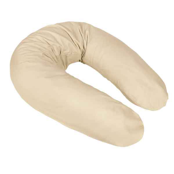 Product Image for Zewi Housse pour coussin d'allaitement en coton ecru