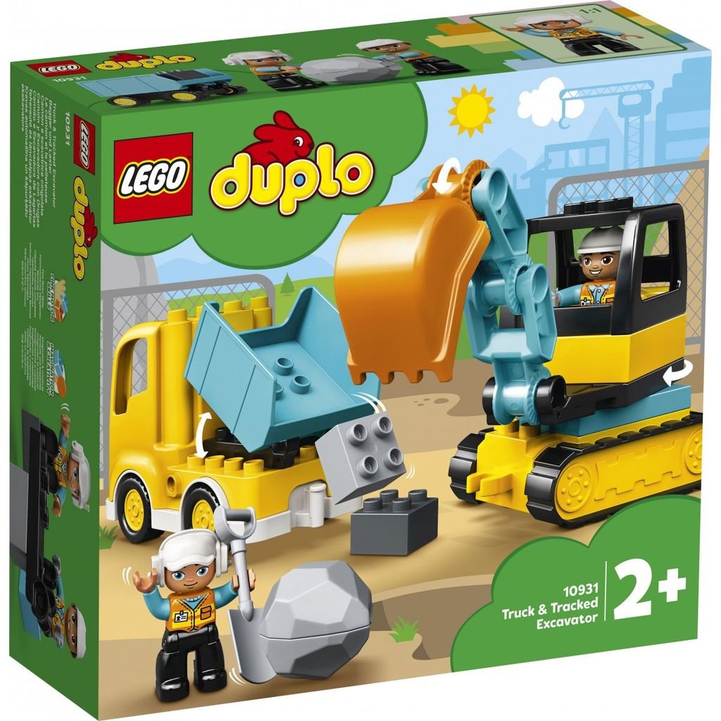 Lego Duplo Excavator and Truck