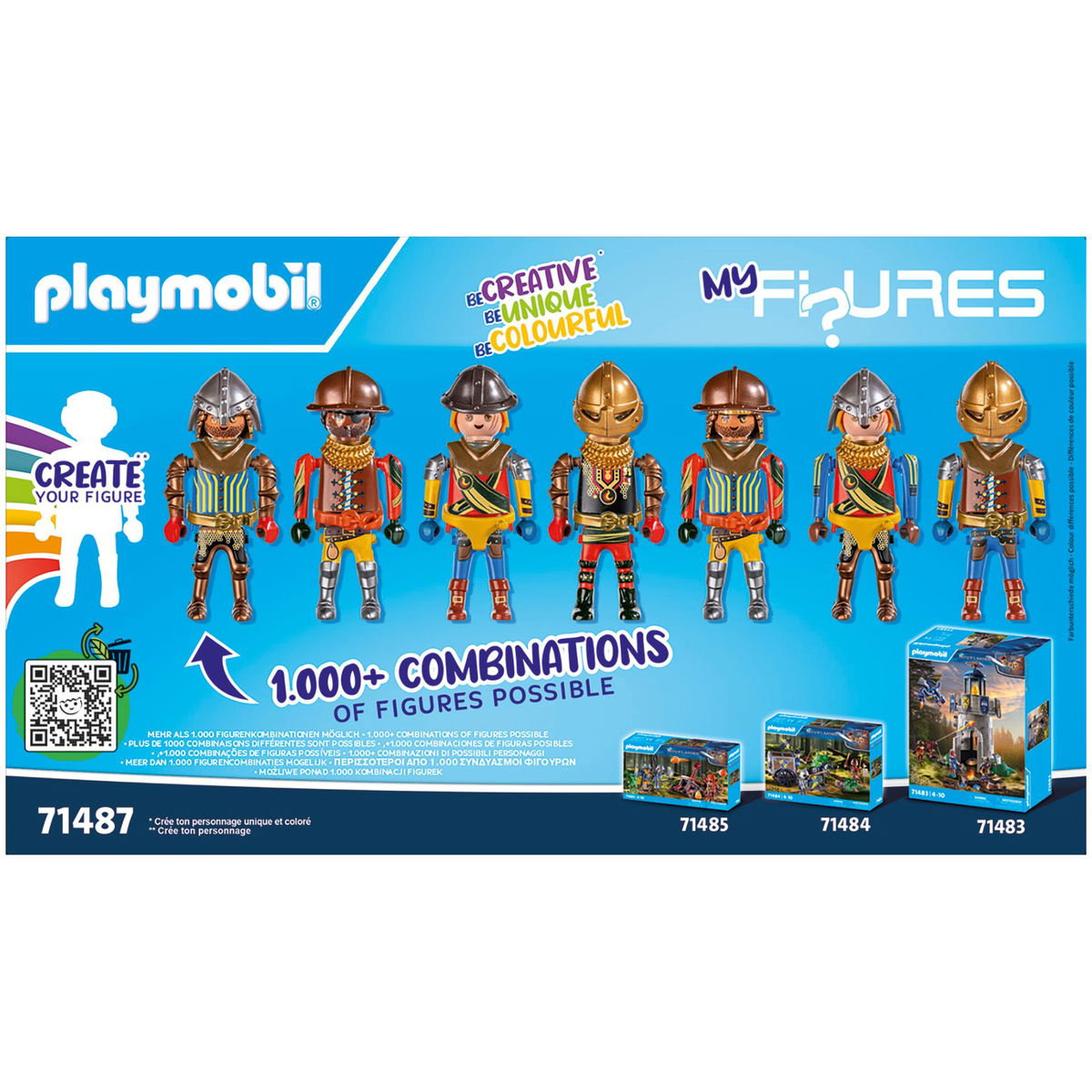 PLAYMOBIL Novelmore 71487 My Figures: Knights of Novelmore 4mybaby