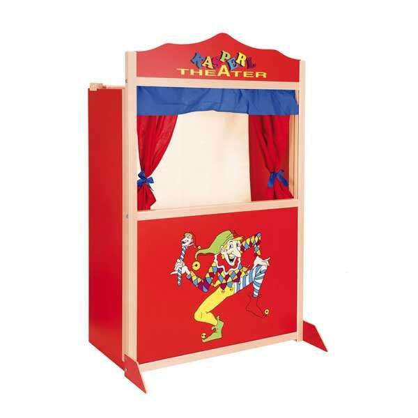 Teatro delle marionette Punch and Judy Show Wood