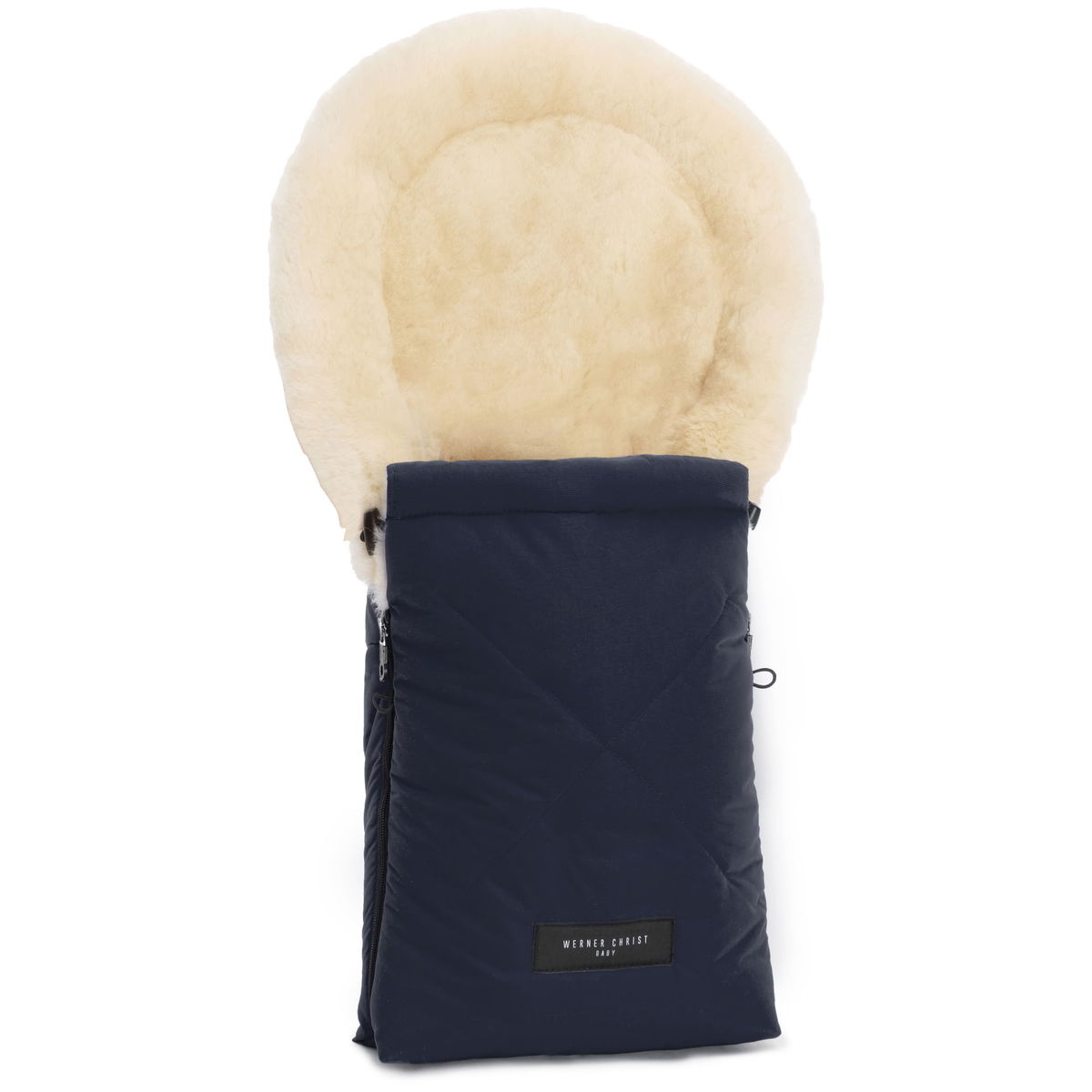 Product Image for Chancelière OSLO pour siège auto bébé navy Remplissage Peau de mouton