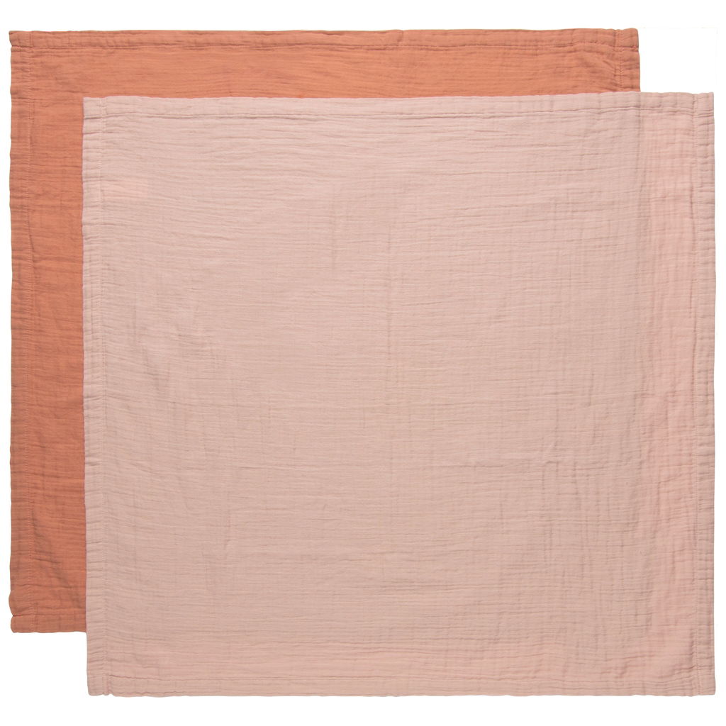 Reoyloep Lingettes Bébé Muslin 5 Pièces - Carrés Doux 23x23cm En Coton Super Absorbants Pour Nouveau-Né