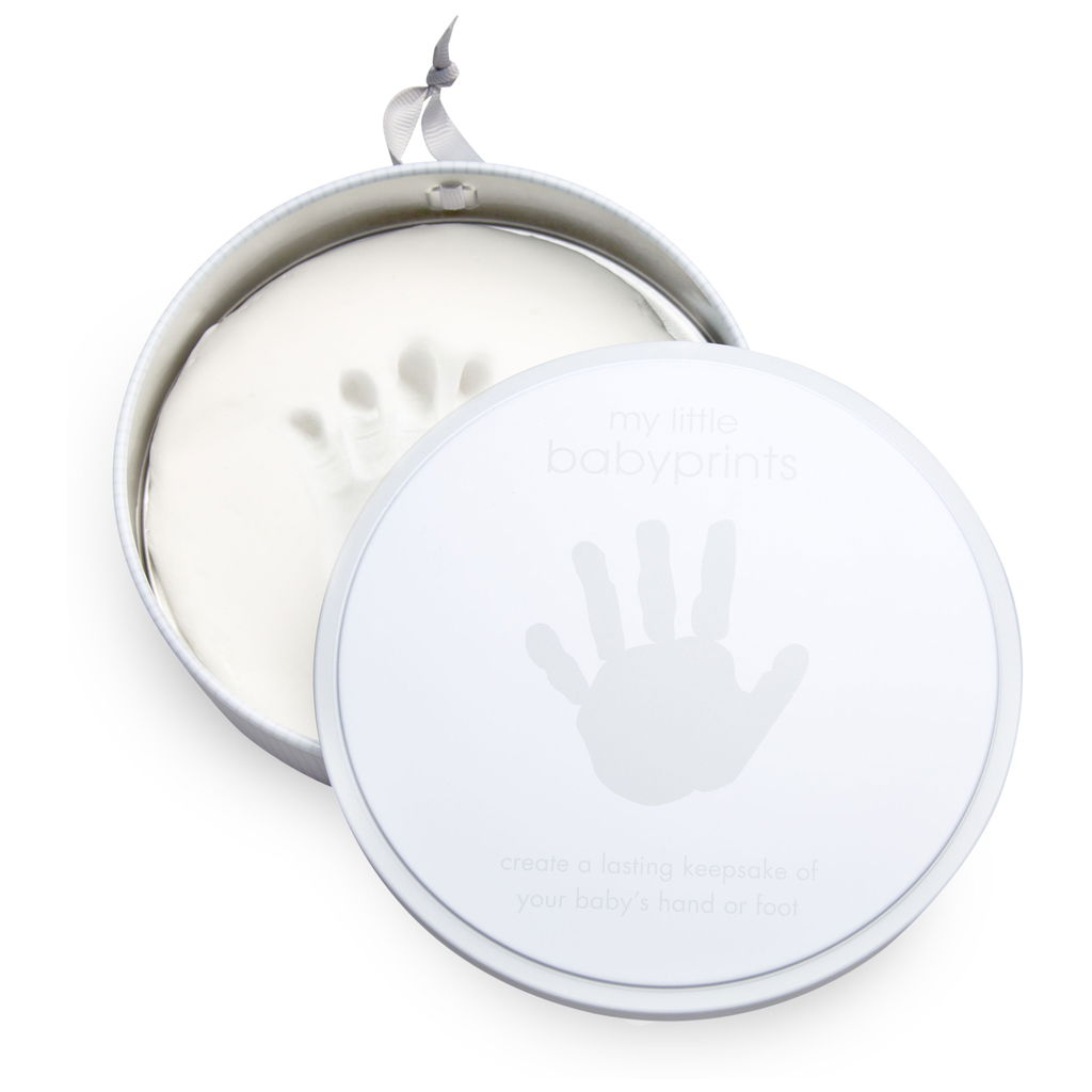 Product Image for Scatola di perle con impronta della mano grigio