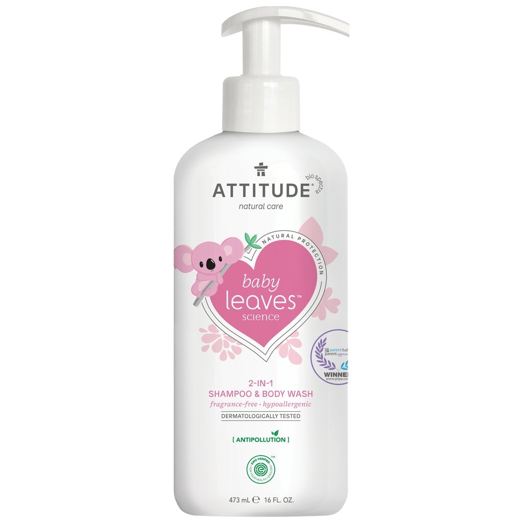 Attitude Natural Care BabyLeaves 2in1 Shampooing